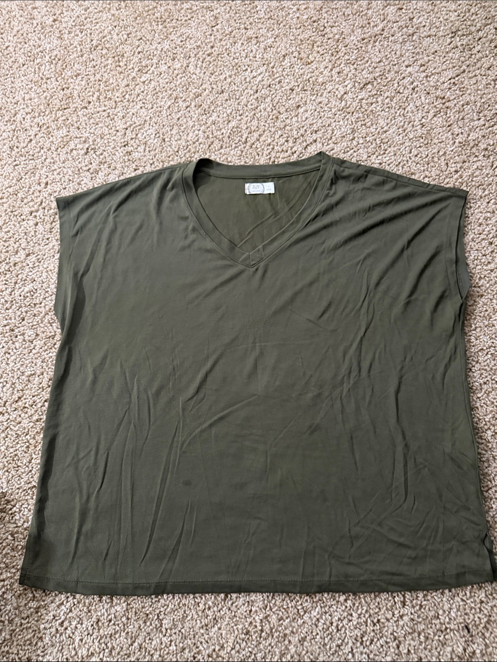 Maurices Olive V-Neck Women’s Tunic Top